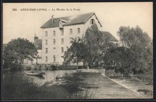 AK Grez-sur-Loing, Le Moulin de la Fosse