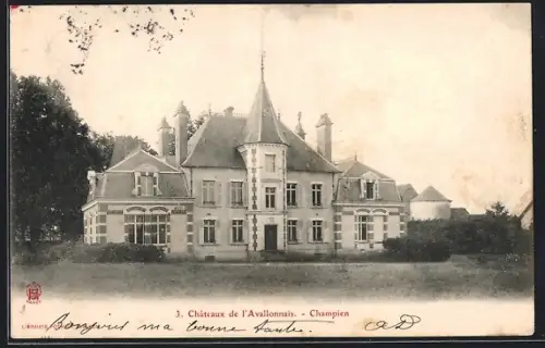 AK Avallon, Le Chateau Champien, Chateaux de l`Avallonais