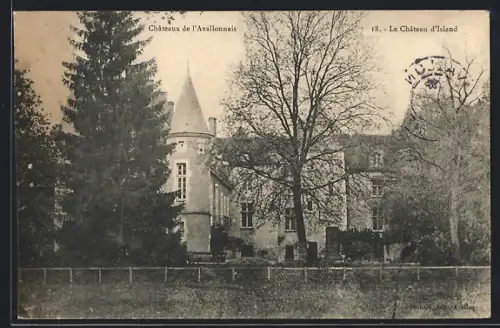 AK Avallon, Le Chateau d`Island, Chateaux de l`Avallonnais