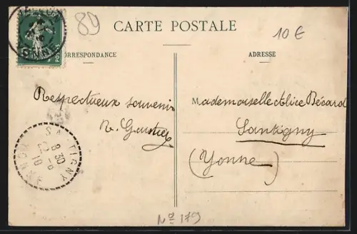 AK Avallon, Le Chateau d`Island, Chateaux de l`Avallonnais