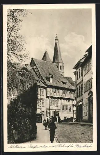 AK Nordhausen, Restaurant Kurfürst in der Barfüsserstrasse