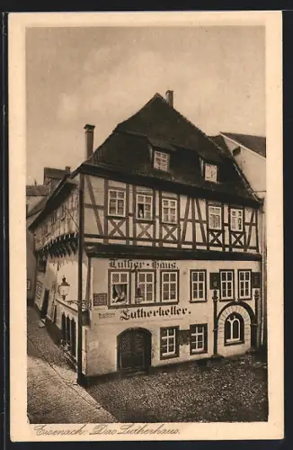AK Eisenach, Blick auf das Luther-Haus
