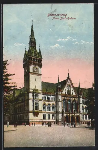 AK Braunschweig, Neues Stadt-Rathaus