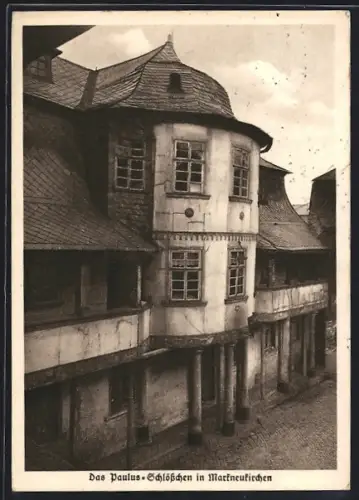 AK Markneukirchen, Ansicht vom Paulus-Schlösschen