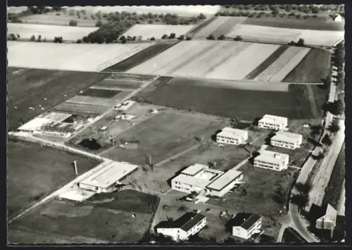AK Wilhelmsdorf / Württ., Hotel Ringgenhof vom Flugzeug aus, Fliegeraufnahme