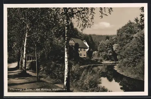 AK Altensteig i. Schw., Am Kurhaus Waldfrieden
