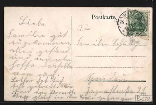 AK Berlin-Spandau, Strassenpartie an der Landesturnanstalt