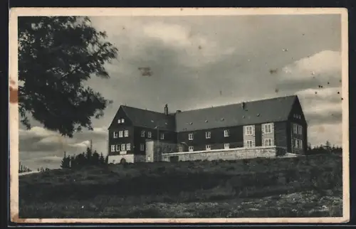 AK Aschberg / Vogtland, Deutsche Jugendherberge auf dem Aschberg
