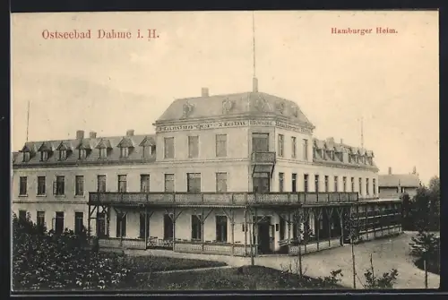 AK Dahme i. H., Hamburger Heim, Gebäudeansicht