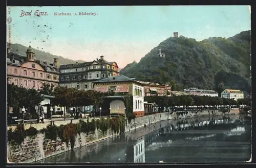 AK Bad Ems, Kurhaus und Bäderley