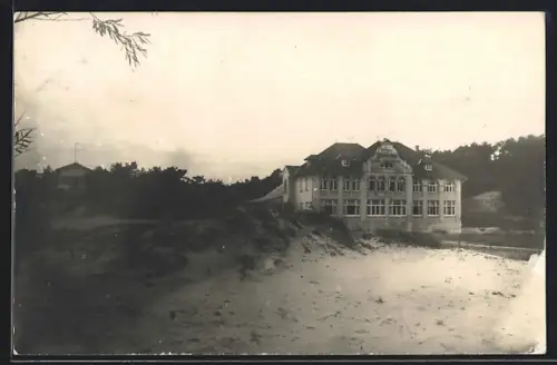 Foto-AK Baabe, Hotel Strandschloss Seelin-Ostende