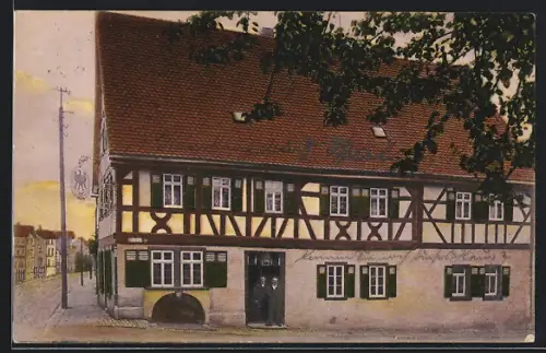 AK Fürth / Odenwald, Gasthaus zum Adler