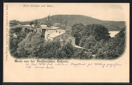 AK Malente, Hotel Diecksee mit Holm