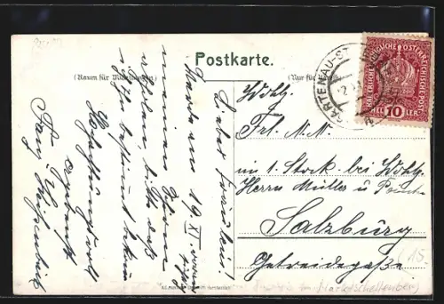 AK Marktschellenberg, Gasthaus zur Forelle