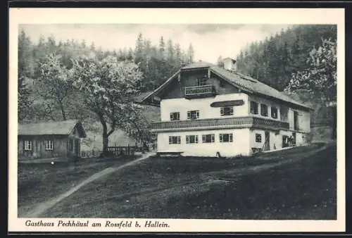 AK Hallein, Gasthaus Pechhäusl am Rossfeld