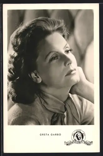 AK Schauspielerin Greta Garbo in dem Film Die Kameliendame