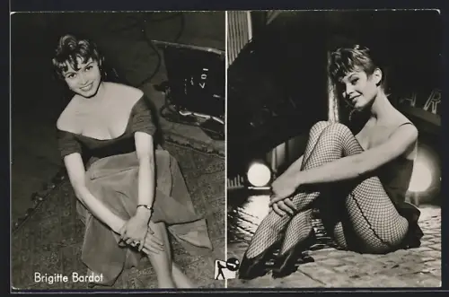 AK Schauspielerin Brigitte Bardot in dem Film Doktor Ahoi