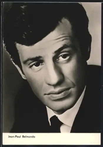 AK Schauspieler Jean Paul Belmondo im Anzug