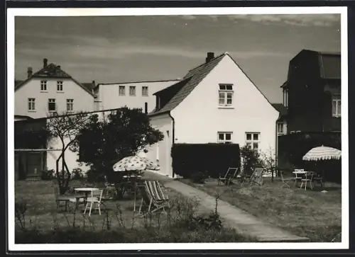 Foto-AK Wangerooge, Wohnhaus von Reinhold Wagener, Elisabeth-Anna-Strasse 22