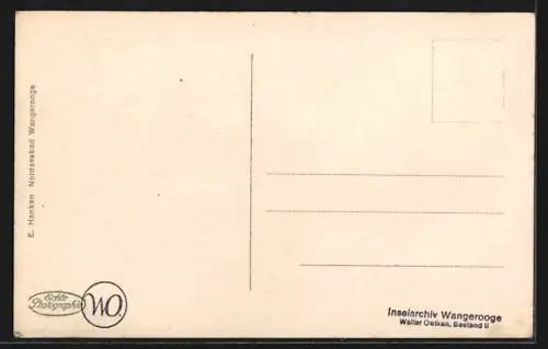 AK Wangerooge / Nordsee, Ankunft d. Dampfers