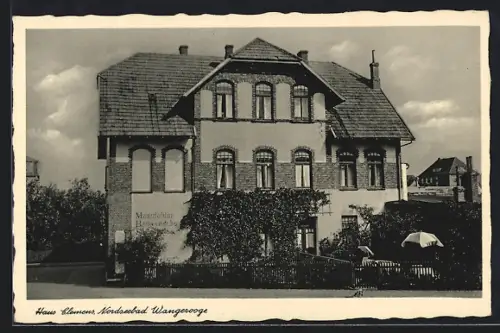 AK Wangerooge, Hotel Haus Clemens, Privat-Logierhaus