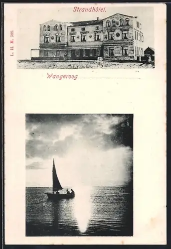 AK Wangerooge, Strandhotel, Segelboot