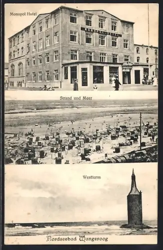 AK Wangerooge, Monopol Hotel, Westturm
