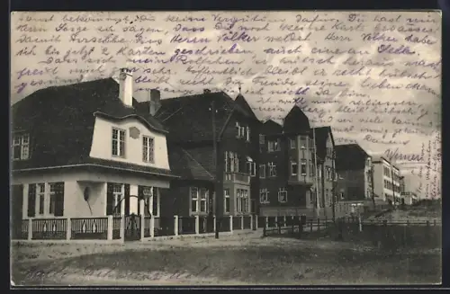 AK Wangerooge, Strasse am Damenpfad