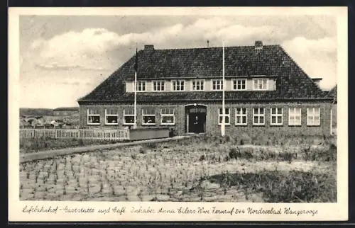 AK Wangerooge, Luftbahnhof-Gaststätte und Café, Inh. Anna Eilers, 