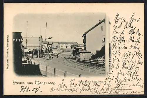 AK Wangerooge, Strasse und Eisenbahn