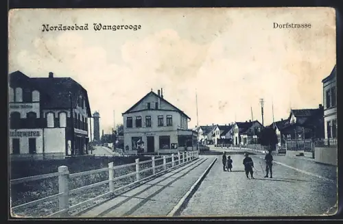 AK Wangerooge, Restaurant in der Zedeliusstrasse, Dorfstrasse
