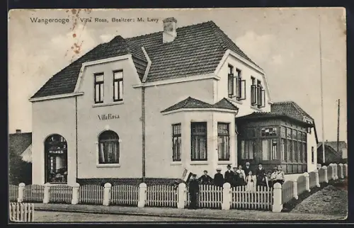 AK Wangerooge, Hotel Villa Rosa, Bes. M. Levy