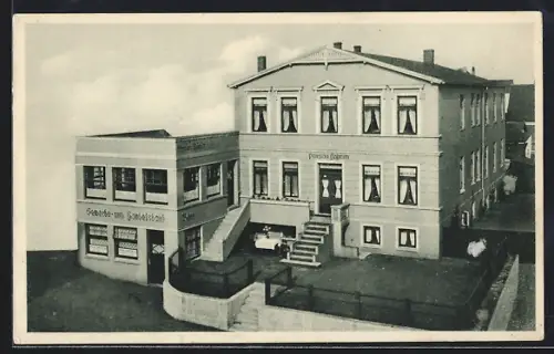 AK Wangerooge, Hotel Pension Daheim, Bes. Heinrich Janssen