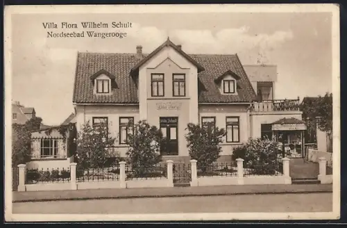 AK Wangerooge, Hotel Villa Flora, Inh. Wilhelm Schult