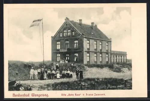 AK Wangerooge, Hotel Villa Rotes Haus, Inh. Franz Janssen
