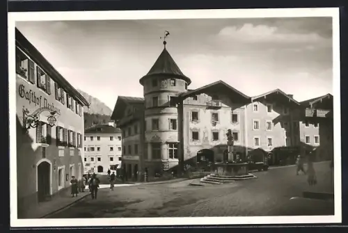 AK Berchtesgaden, Marktplatz, Gasthof Neuhaus