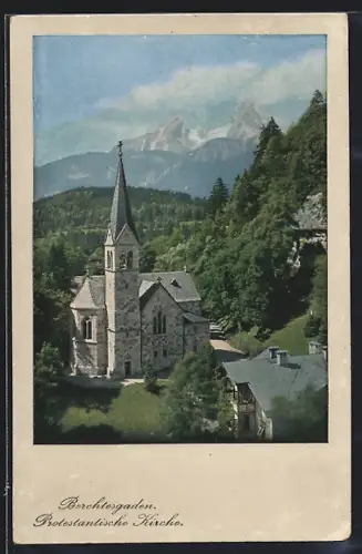 AK Berchtesgaden, Protestantische Kirche