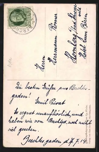 AK Berchtesgaden, Protestantische Kirche