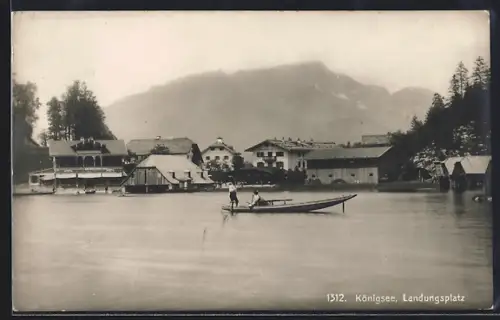 AK Königsee / Berchtesgaden, Landungsplatz