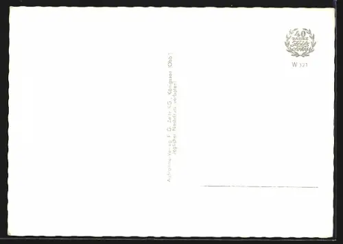 AK Berchtesgaden, Winternacht am Marktbrunnen