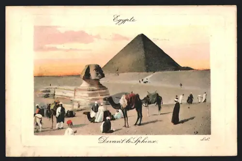 AK Cairo, Devant le Sphinx