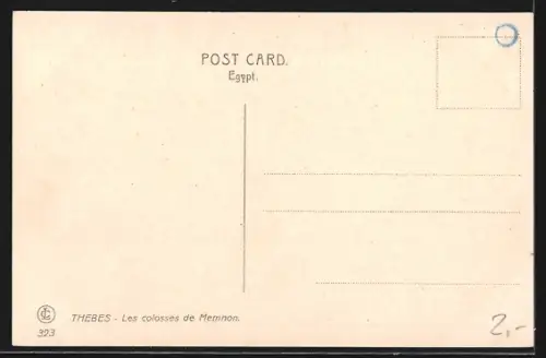 AK Thebes, The colossi of Memnon