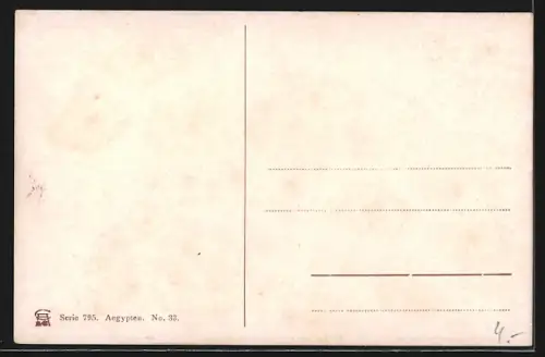 Künstler-AK Gizeh, Samum beim grossen Sphinx