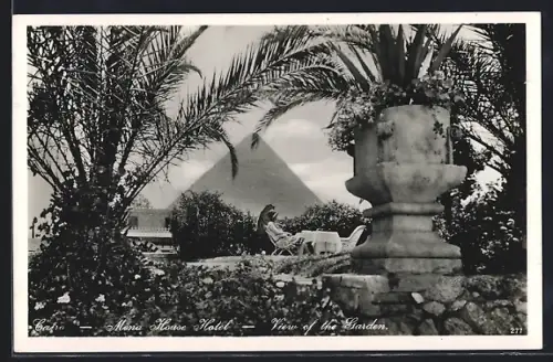 AK Cairo, Mena House Hotel, View of the Garden