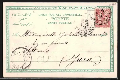 AK Alexandrie, Vue du Canal à Moharem-bey