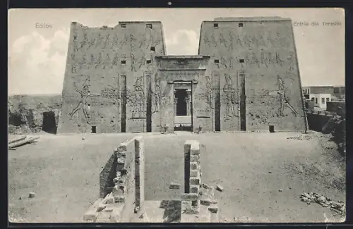 AK Edfou, Entrée des Temples