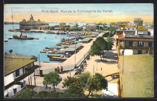AK Port-Said, Rue de la Compagnie du Canal
