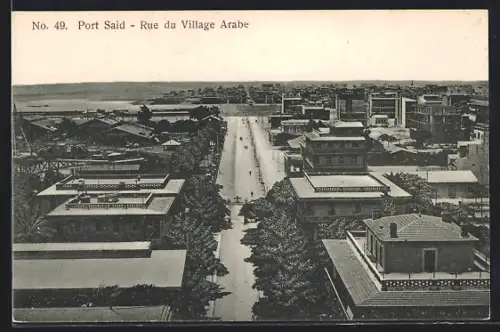 AK Port-Said, Rue du Village Arabe