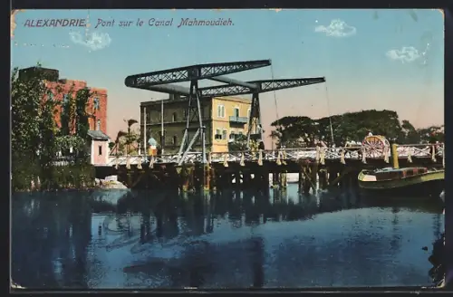 AK Alexandrie, Pont sur le Canal Mahmoudieh