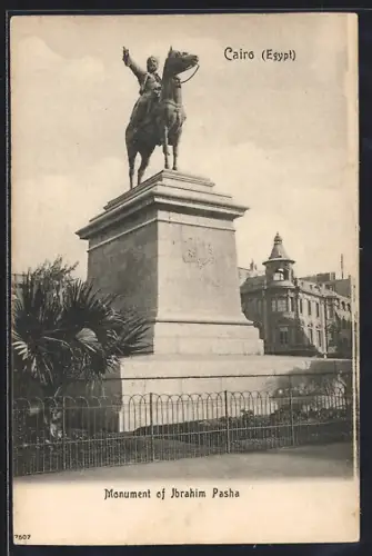 AK Cairo, Monumet of Ibrahim Pasha